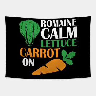 lettuce romaine calm and carrot on Tapestry