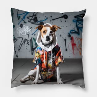 Graffitti Dog Pillow