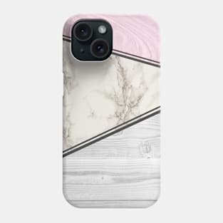 Geometric marble design Phone Case