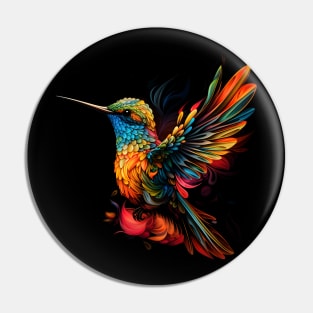 Neon Hummingbird #2 Pin