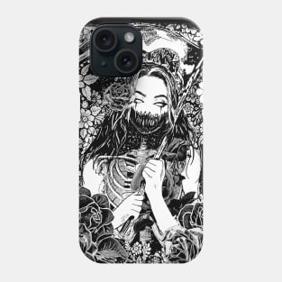 Manga Girl Gothic Reaper Phone Case