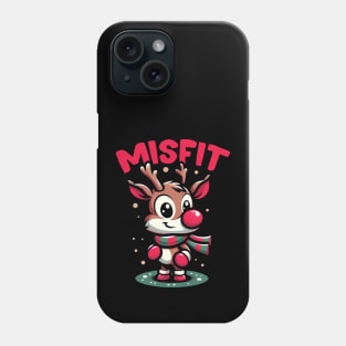 Misfit Reindeer - Rudolph the Red-Nosed Phone Case