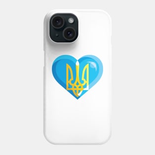 Ukrainian heart Phone Case