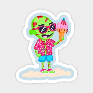 Summer Zombie Magnet