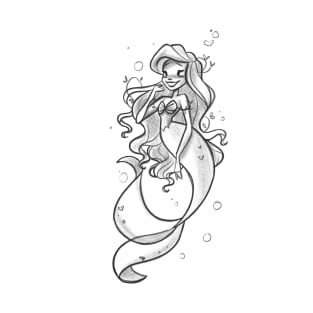 Mermaid sketch #2 T-Shirt