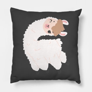 Cute llama dancing Pillow