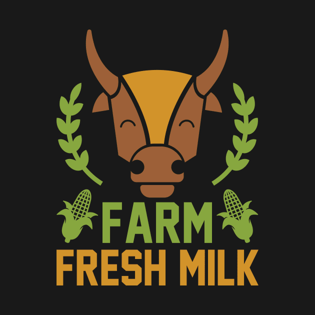 Farm Fresh Milk T Shirt For Women Men by Pretr=ty