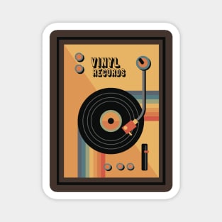 Vinyl Record Player Magnet