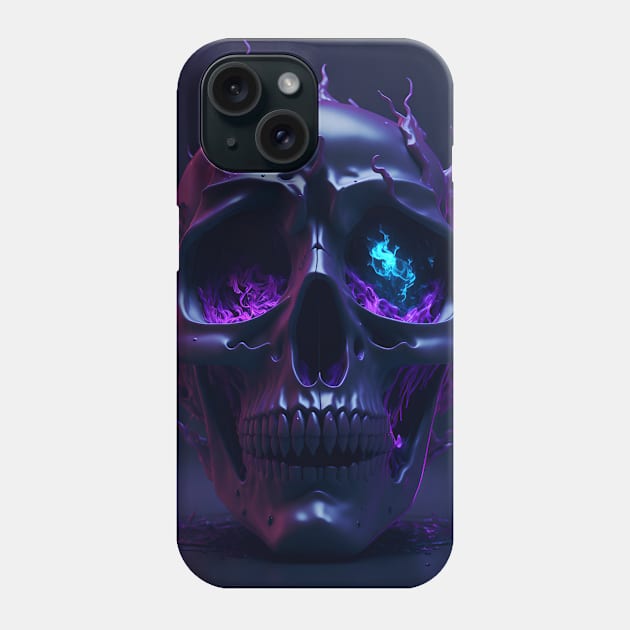 Surreal Mystic Skull Phone Case by star trek fanart and more