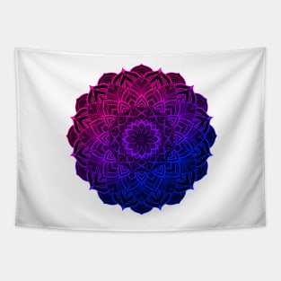 Bisexual Pride Striped Mandala Tapestry