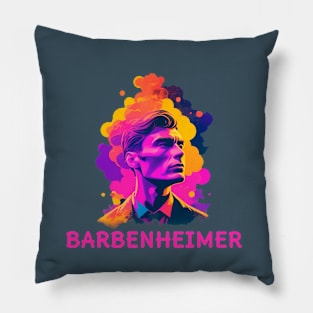 Meme Barbenheimer, the authentic fusion Pillow