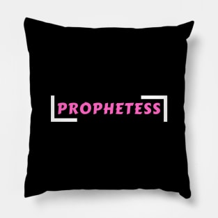 Prophetess | Christian Typography Pillow