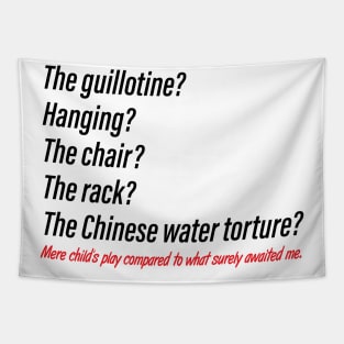 Christmas Story Punishments Tapestry
