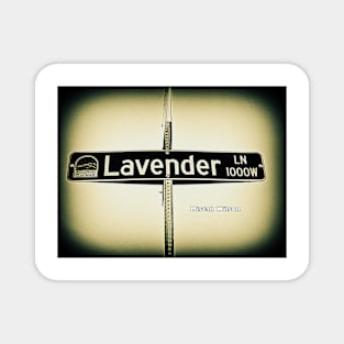 Lavender Lane, La Cañada Flintridge, CA by Mistah Wilson Magnet