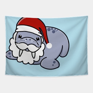 Santa Walrus Tapestry