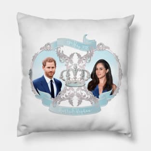 Harry+Meghan #royalwedding celebration Pillow