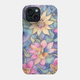 Magic Flowers Pattern Phone Case