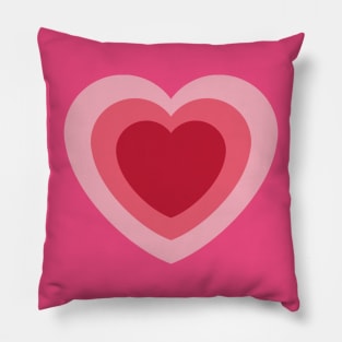 Pink cute heart Pillow