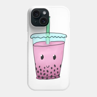 Cute Bubble Tea (Pink) Phone Case