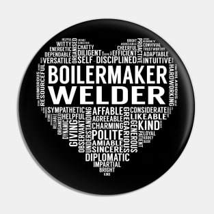 Boilermaker Welder Heart Pin