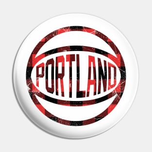 Portland Retro Ball - Lumberjack White 2 Pin