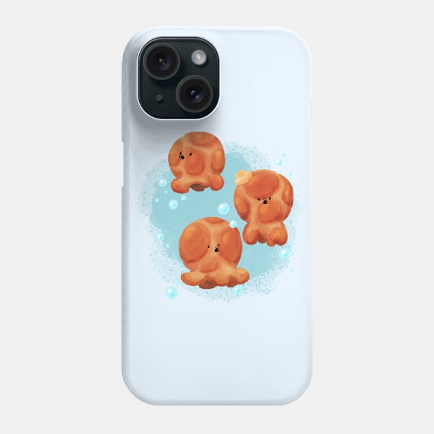 Caramel Popcorn Octopus Phone Case by BBvineart