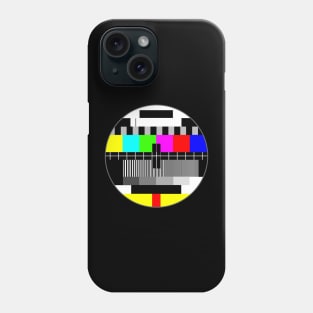 No Signal TV - Vintage Retro Television Phone Case