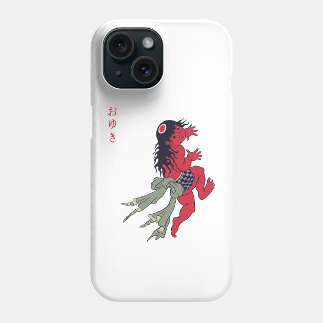 Oyuki Red Demon + Oyuki Hag Front & Back Phone Case by PreservedDragons