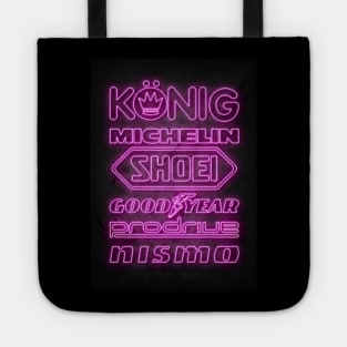 Neon Car Sponsors Tote