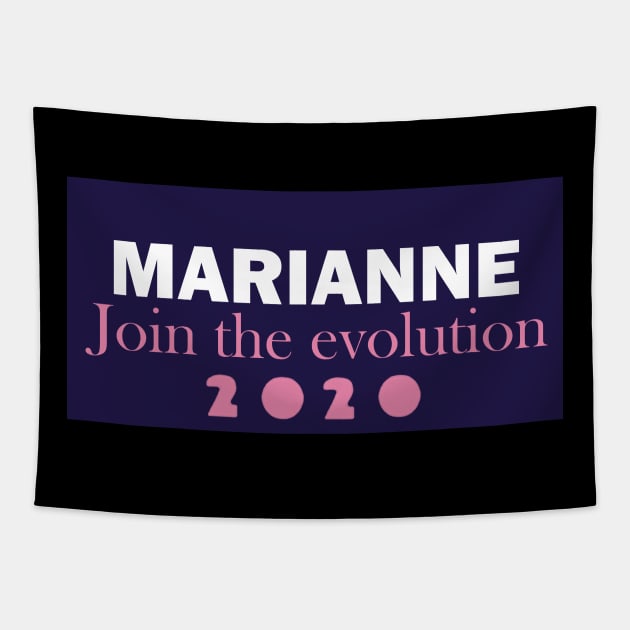 marianne williamson join the evolution Tapestry by Yaman