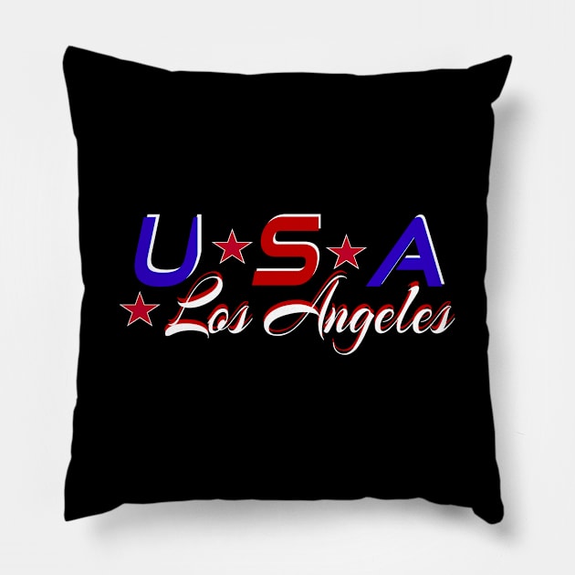 Los Angeles International surfing festival Pillow by Top-you