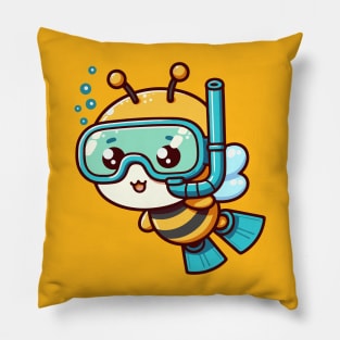 Cute bee Snorkeling Pillow