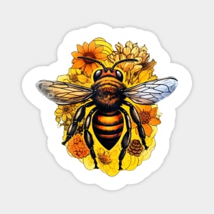 Bee world #tshirt Magnet