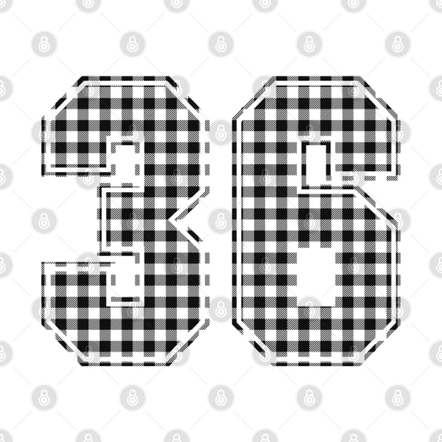 Plaid Number - 36 - Dark by tavare