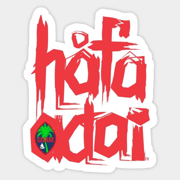 Hafa Adai Guam Sticker Teepublic