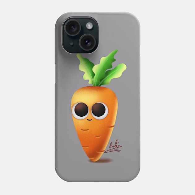 carrot Phone Case by Aalaa Bent Atef