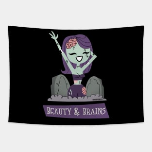 Beauty & Brains Tapestry