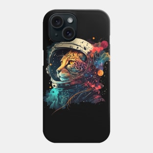 tiger astronaut Phone Case