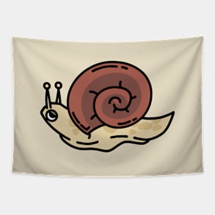 cute little snail design Tapestry