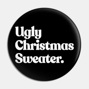 Ugly Christmas Sweater Pin