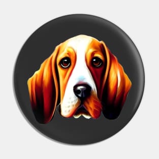 Basset Hound Pin