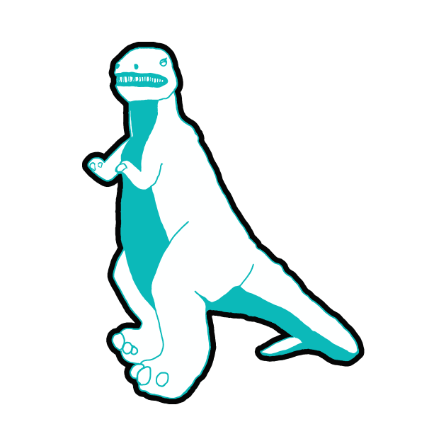 White Dino by Nerdpins