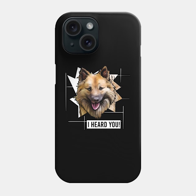 Funny Icelandic Sheepdog I Heard You Phone Case by whyitsme