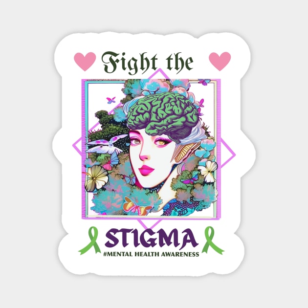 Fight the stigma Magnet by Jam3x