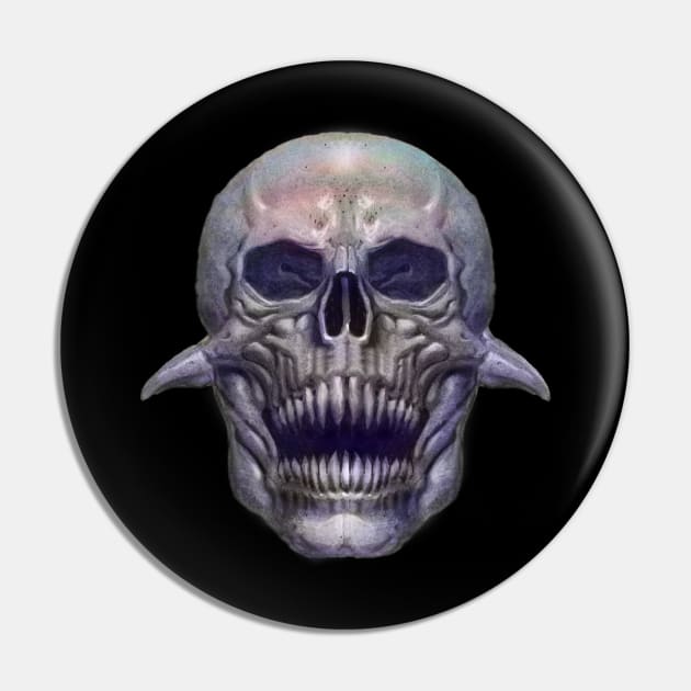 Demon Skull Pin by Paul_Abrams