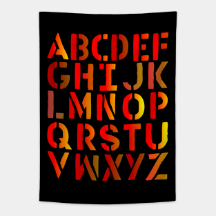 letters of the alphabet Tapestry