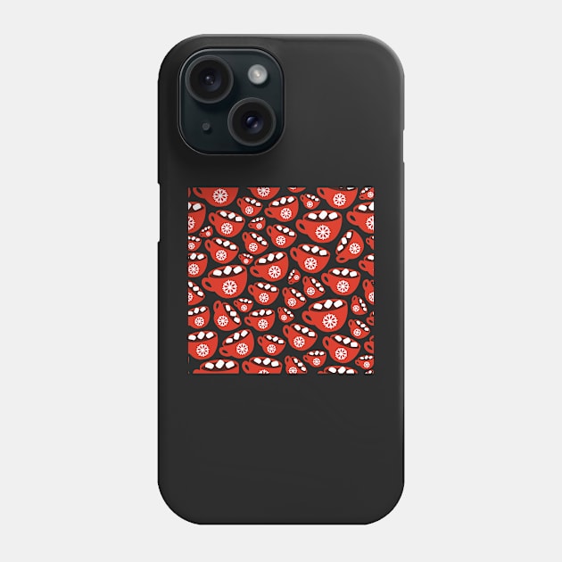 Hot chocolate pattern Phone Case by Nikamii