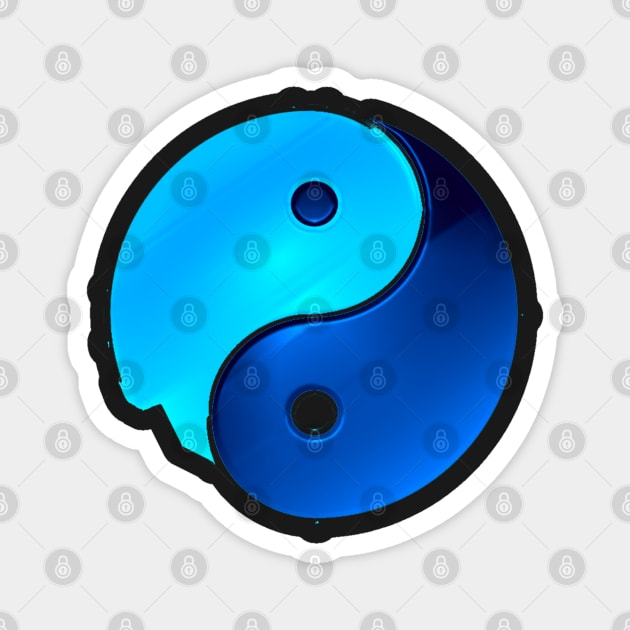 Ying and Yang Magnet by longford