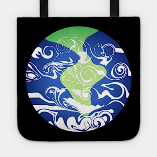 Marble Earth Tote