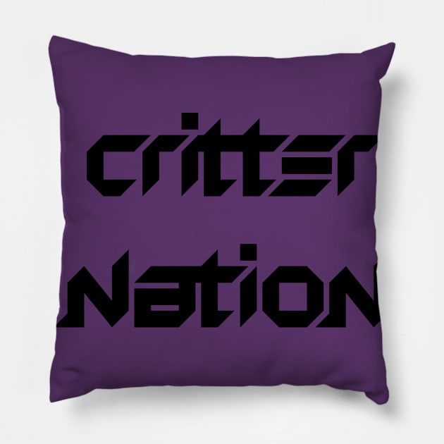 Critter Nation Pillow by TheHorrorBasementPodcast